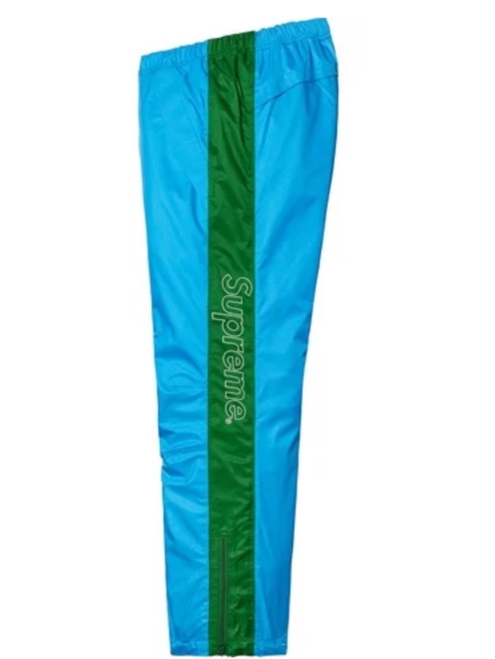 Supreme Turquoise Tape Seam Pants from their 2019 collection